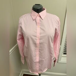 Ralph Lauren Pink Gingham Button Down Shirt